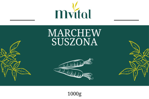 Marchew suszona 1000g Marchew suszona 1000g