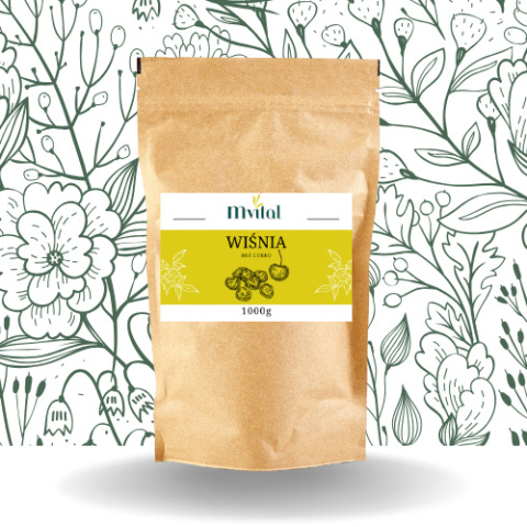 Wiśnia bez cukru 1000g